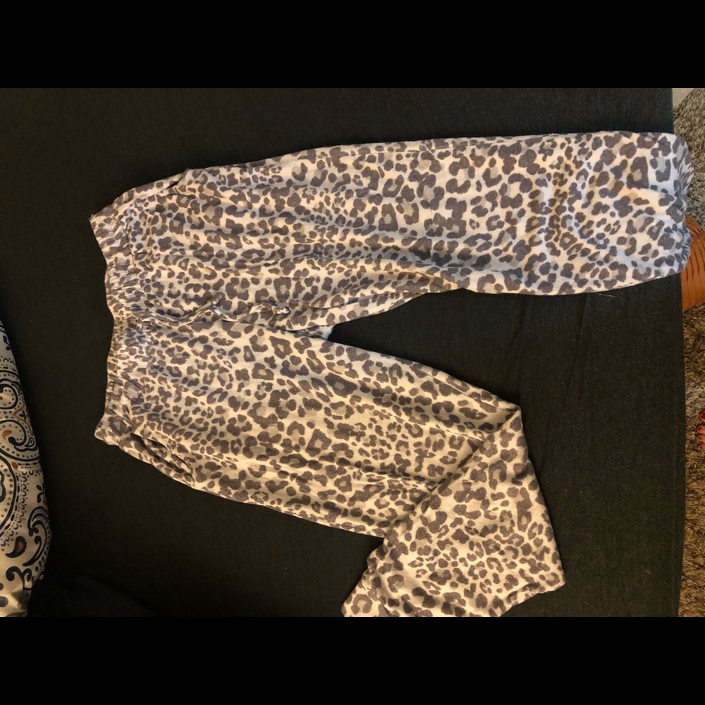 Leopard sweatpants